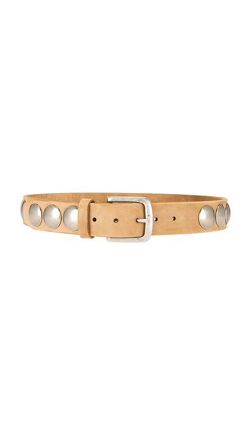 LAMARQUE x REVOLVE Disc Studded Belt in Brown.  S. Also in L