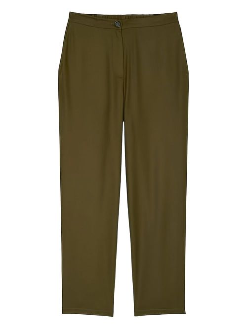 Tailored high-waisted trousers - Green