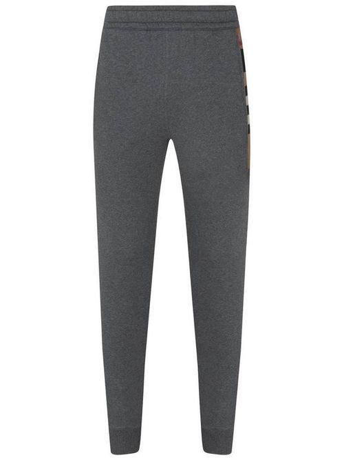 Check-panel track pants