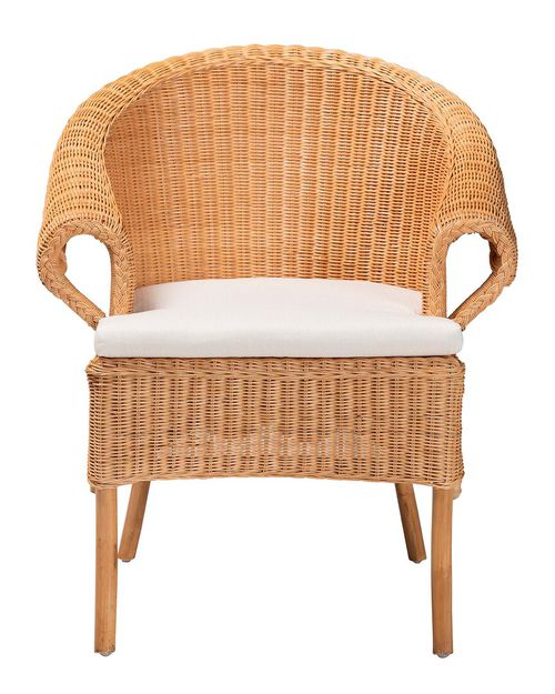 Tamara Bohemian Braided Rattan Dining Chair