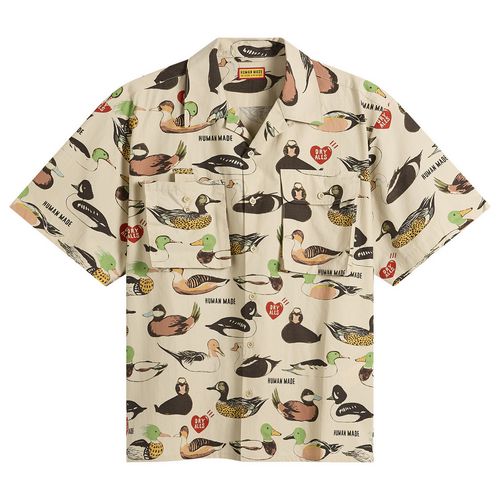 Men's Decoy Duck Printed Shirt Beige