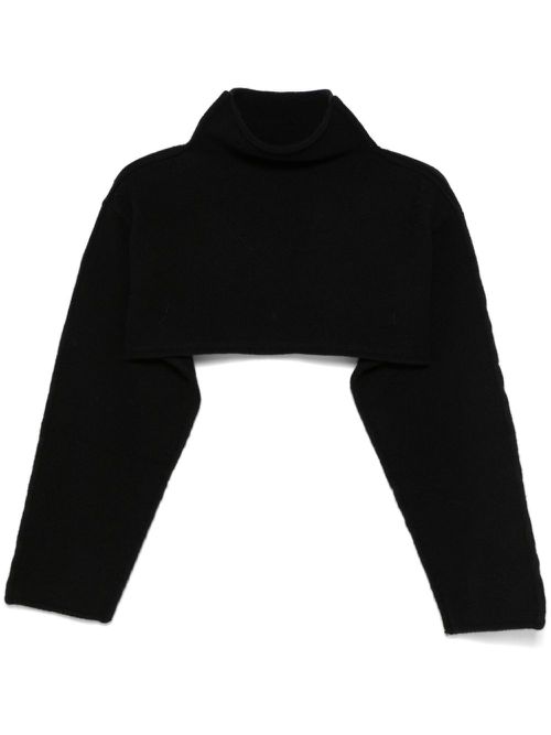 Cropped sweater - Black