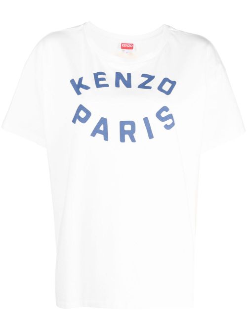 Logo-print cotton T-shirt - White