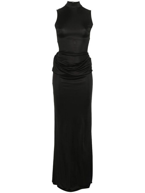 Caryatid gown - Black