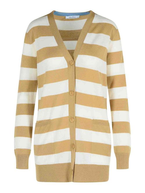 Fiemme Virgin Wool Sand Cardigan
