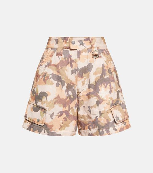 Eliano high-rise denim shorts