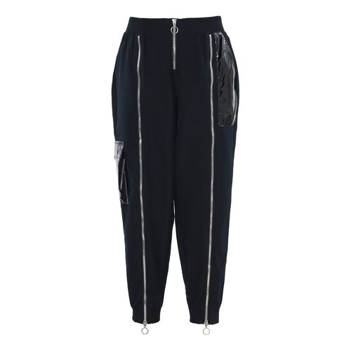(WMNS) Sportswear Icon Clash Sports Zipper Woven Casual Long Pants/Trousers Black