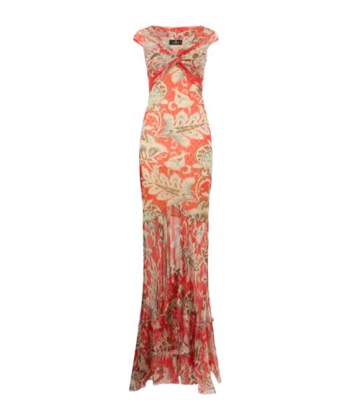 Floral-print maxi dress