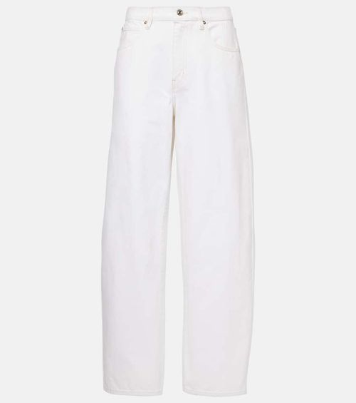 Low Slung barrel-leg jeans
