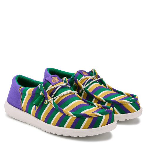 Men's Wally Funk Mardi Gras Slip-On Shoes (Green/Multi)