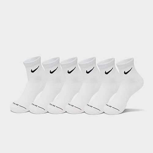 Men's Everyday Elevated Ankle Socks (6-Pack) in White/Black
