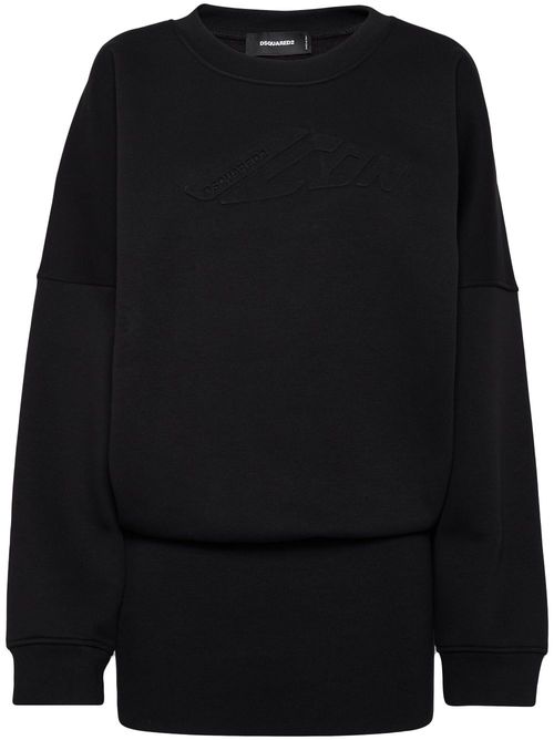 Icon sweatshirt dress - Black