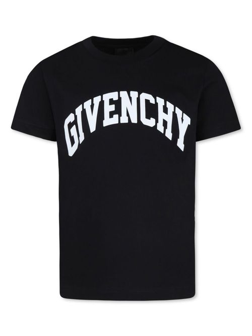 Logo-print organic-cotton T-shirt - Black