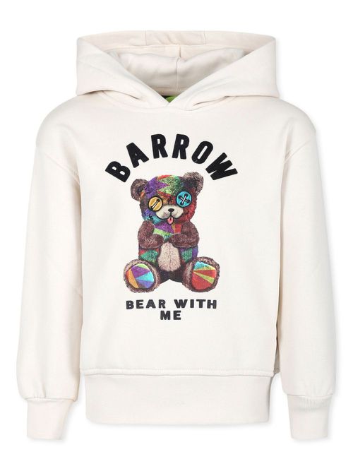 Graphic-print hoodie - White