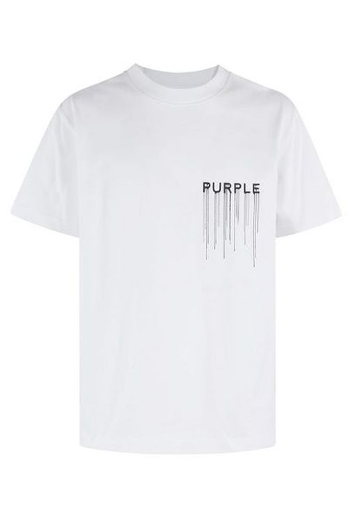 Purple Brand Drip Logo T-Shirt