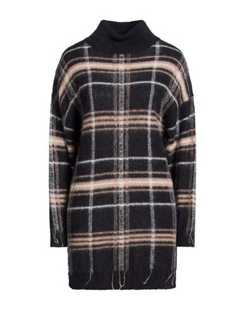 Woman Turtleneck Black Size M Alpaca wool, Polyamide, Wool