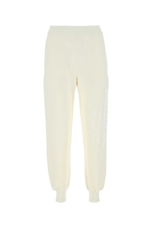 Cotton Joggers — Beige