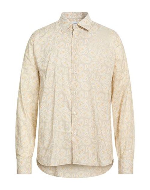 Man Shirt Beige Size 16 Cotton