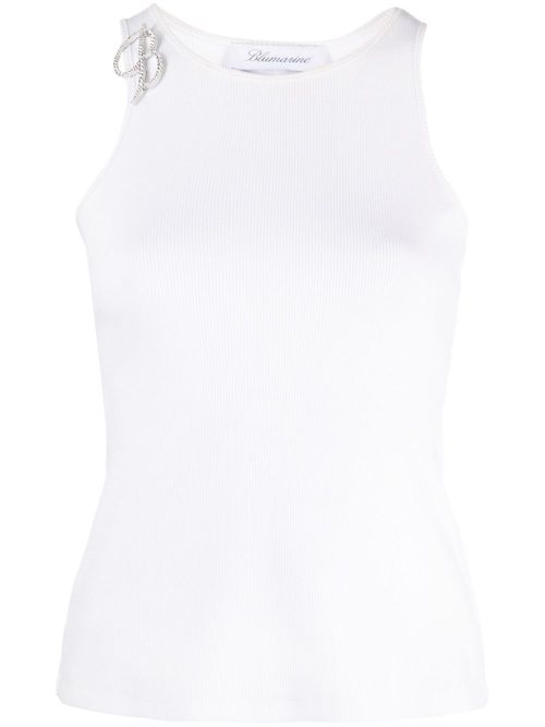 2T059A CANOTTA COSTINASPIL CRYSTAL BROACH TANK WHITE