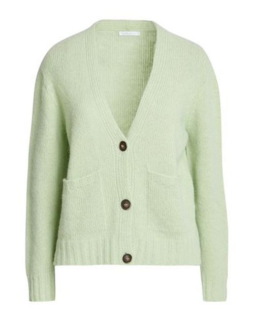 Woman Cardigan Light green Size L Alpaca wool, Polyamide, Wool