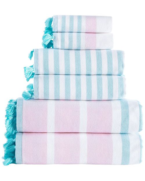 Turkish Pesthemal 6Pc Towel Set