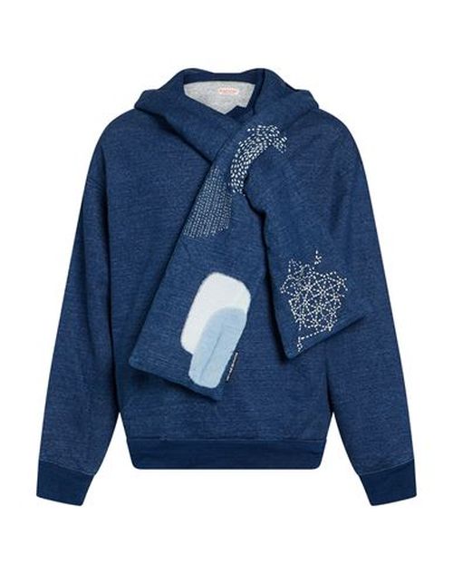 Man Sweatshirt Navy Size ONESIZE Cotton