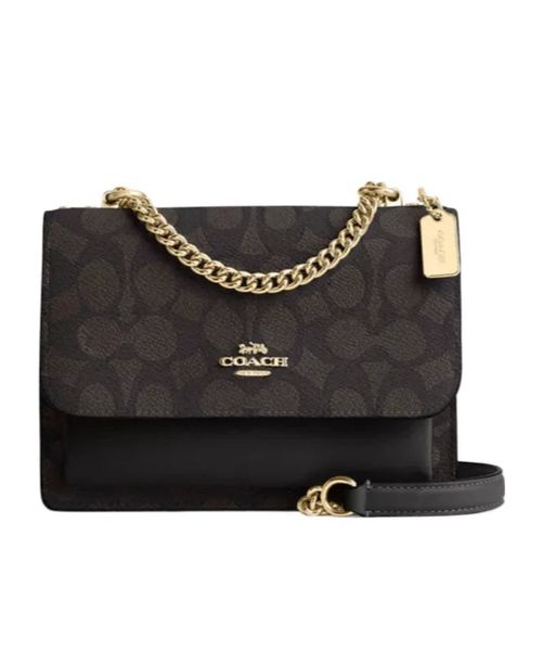 Clamshell crossbody bag