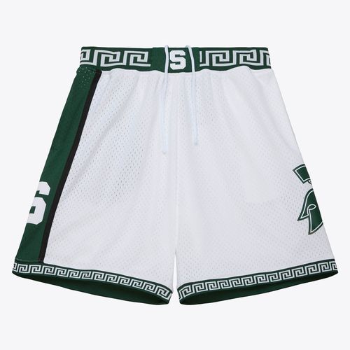 Men's Ncaa White Shorts Mich State 1999
