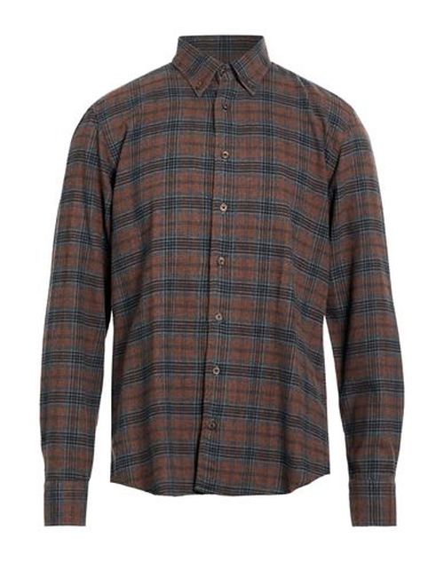 Man Shirt Brown Size 15 ¾ Cotton
