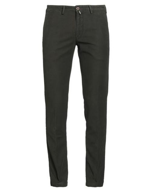 Man Pants Military green Size 32 Cotton, Elastane