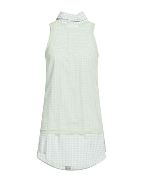 Woman Shirt Light green Size 2 Cotton