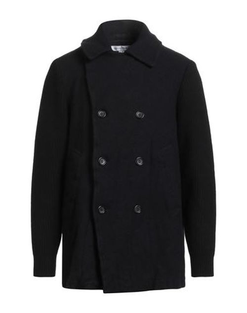 Comme Des Garçons Shirt Man Coat Midnight blue Size XL Wool, Nylon