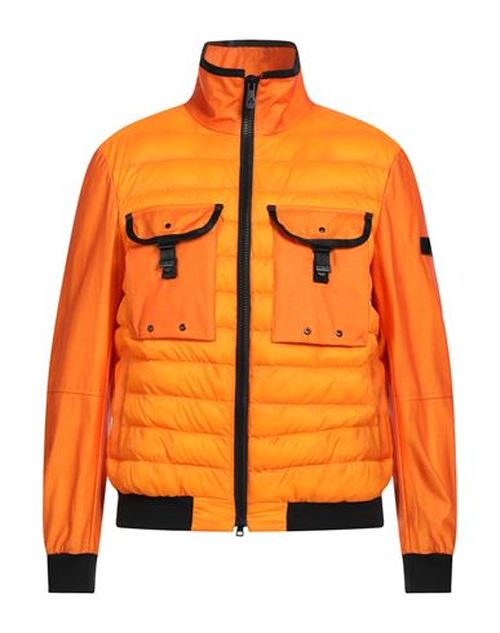 Man Jacket Orange Size M Polyamide, Cotton