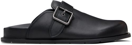 Coach 1941 Black Buckle Clogs