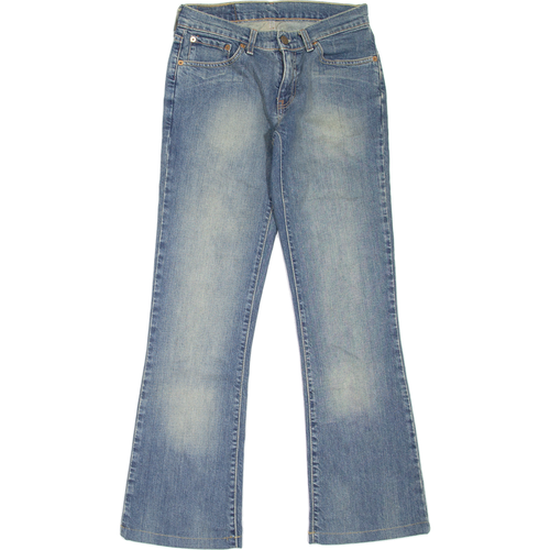 LEVI'S 529 89 Womens Jeans Blue Regular Bootcut Stone Wash W