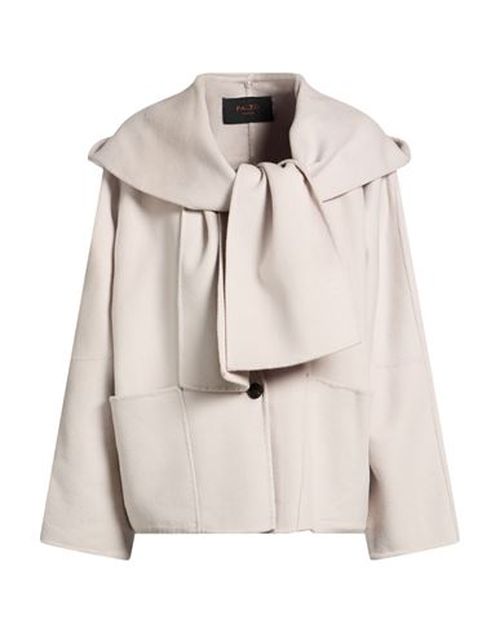 Paltò Woman Coat Light grey Size 2 Wool