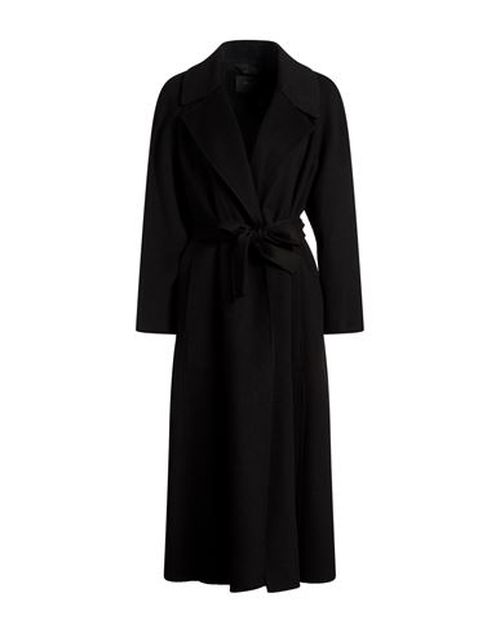 Paltò Fabbrica Woman Coat Black Size 10 Wool