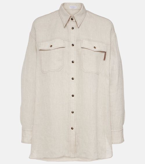Oversized linen shirt