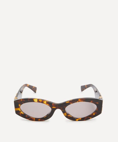 Women's Round Sunglasses Brown