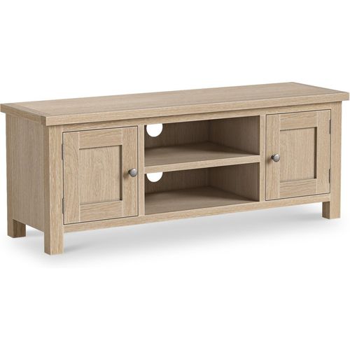 Treland Washed Oak 125cm Large TV Unit for Living Room | Roseland