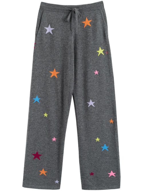 Star wide-leg trousers - Grey