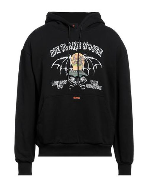 Man Sweatshirt Black Size M Cotton