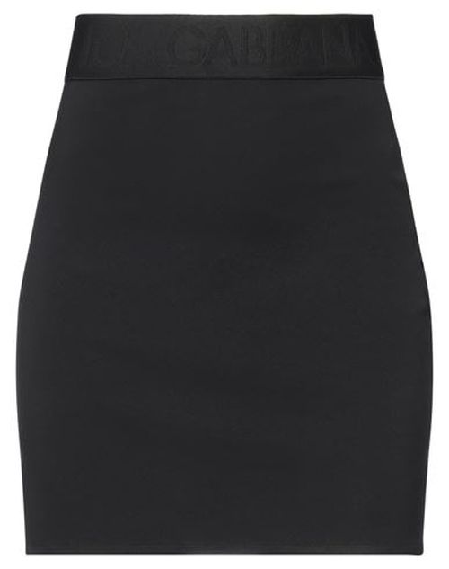 Woman Mini skirt Black Size 10 Viscose, Polyamide, Elastane