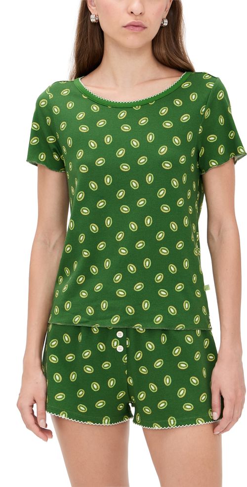 Suzie Pajama Set Kiwi