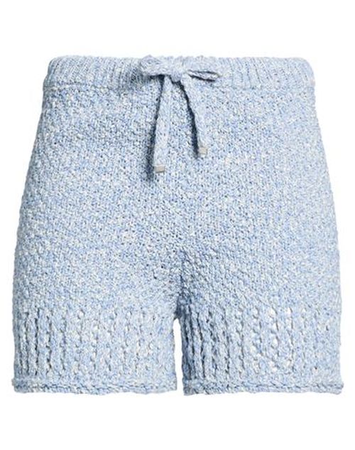 Woman Shorts & Bermuda Shorts Light blue Size S Cotton
