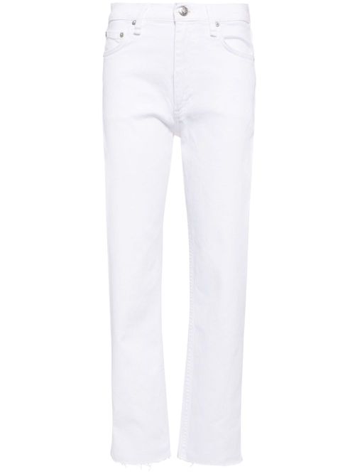 Harlow straight-leg jeans - White