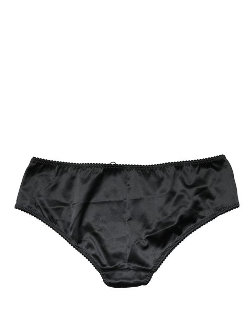 Silk Stretch Brief — Black
