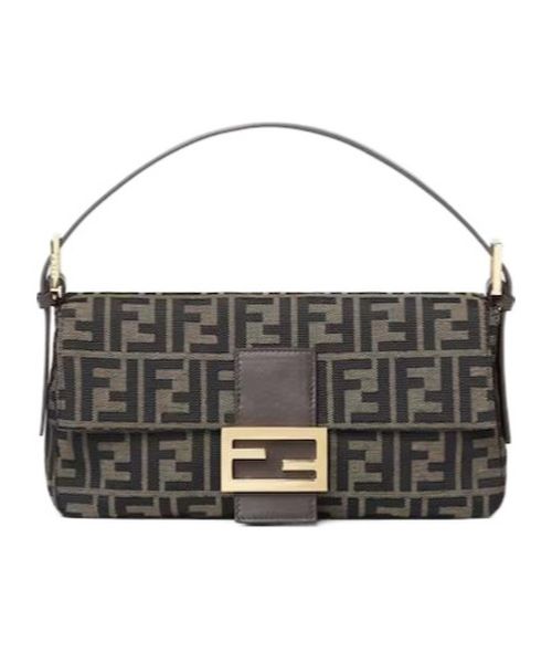 Baguette FF Jacquard Shoulder Bag
