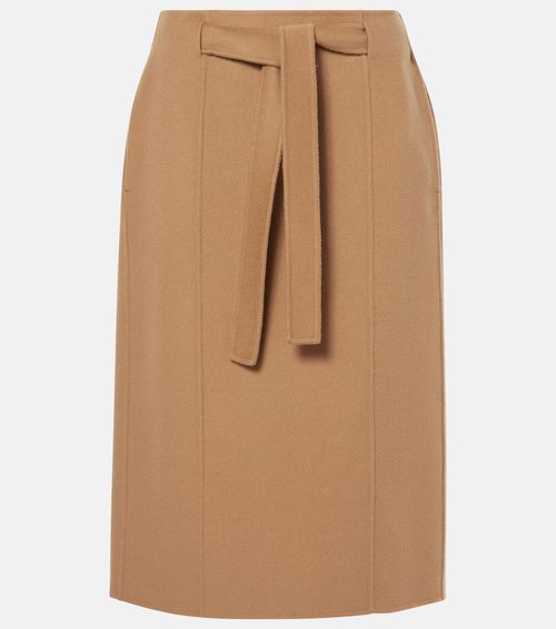 'S Max Mara Alec belted wool midi skirt
