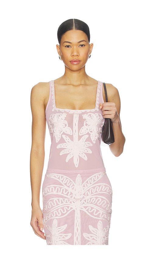 Leslie Amon Phuket Top in Pink. - L also in